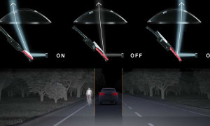 Đèn pha thích ứng Bladescan của Lexus